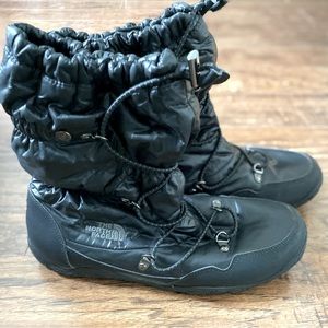 The North Face waterproof insulated boots, women size 9